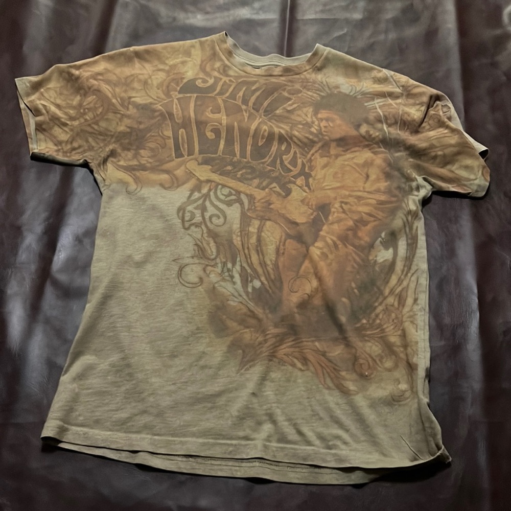 Jimi Hendrix full front design t shirt